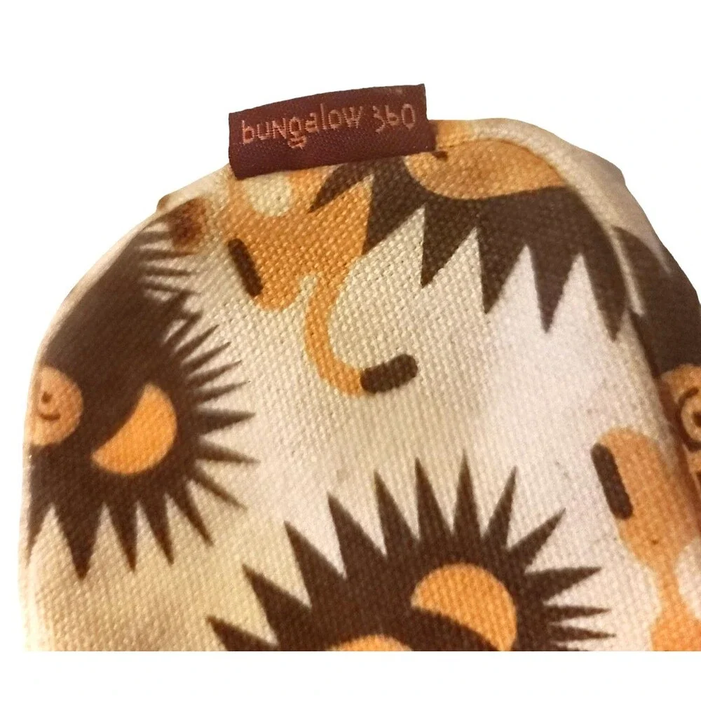 Bungalow 360 Lion Canvas Small Wrist Wristlett Coin Card Cash Purse Lined NWT